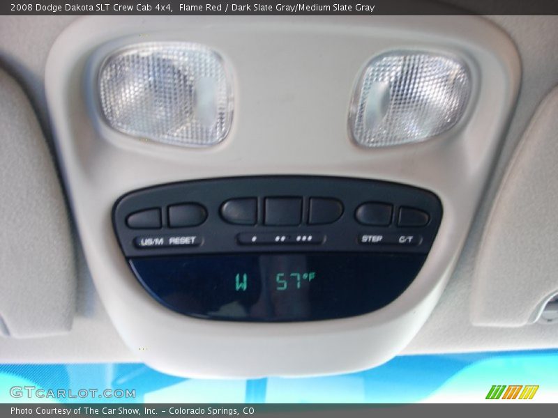 Flame Red / Dark Slate Gray/Medium Slate Gray 2008 Dodge Dakota SLT Crew Cab 4x4