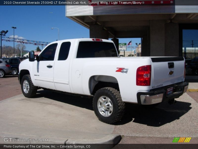 Summit White / Light Titanium/Ebony 2010 Chevrolet Silverado 2500HD LT Extended Cab 4x4