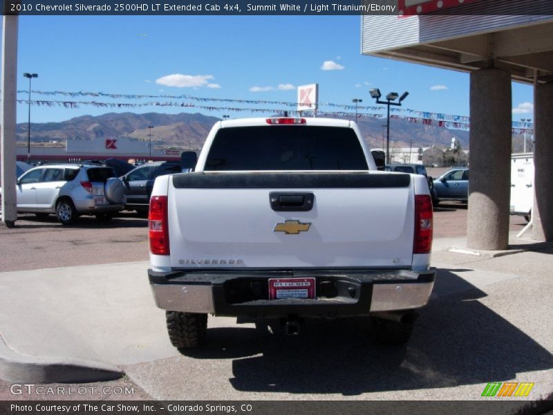 Summit White / Light Titanium/Ebony 2010 Chevrolet Silverado 2500HD LT Extended Cab 4x4