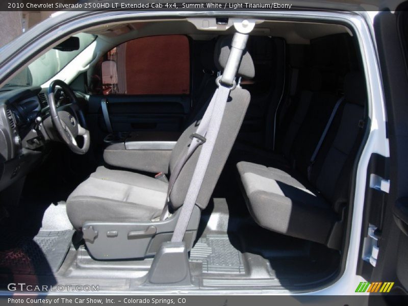 Summit White / Light Titanium/Ebony 2010 Chevrolet Silverado 2500HD LT Extended Cab 4x4