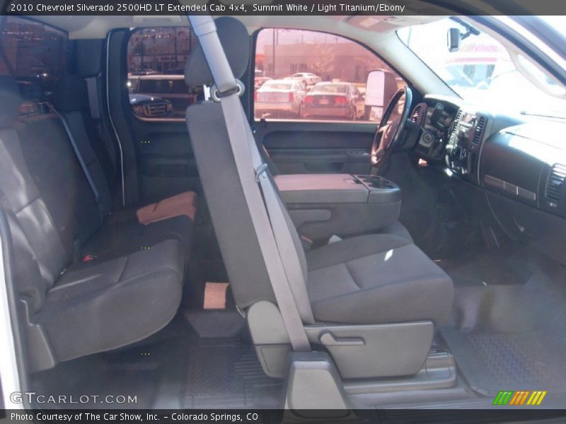 Summit White / Light Titanium/Ebony 2010 Chevrolet Silverado 2500HD LT Extended Cab 4x4