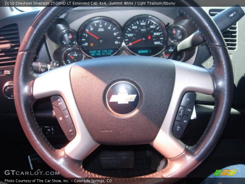 Summit White / Light Titanium/Ebony 2010 Chevrolet Silverado 2500HD LT Extended Cab 4x4