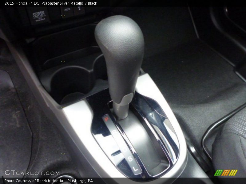 Alabaster Silver Metallic / Black 2015 Honda Fit LX