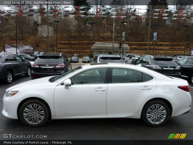 Starfire White Pearl / Black 2013 Lexus ES 350