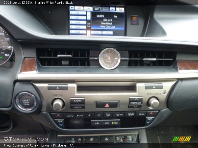 Starfire White Pearl / Black 2013 Lexus ES 350