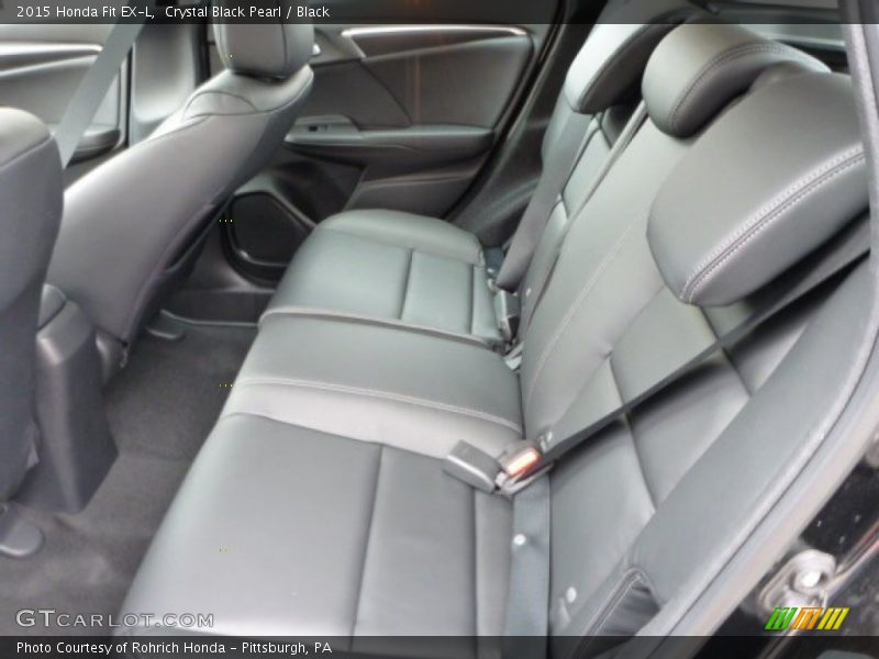 Crystal Black Pearl / Black 2015 Honda Fit EX-L
