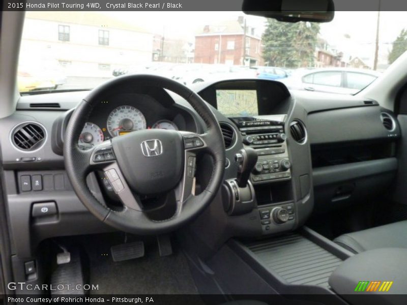 Crystal Black Pearl / Black 2015 Honda Pilot Touring 4WD