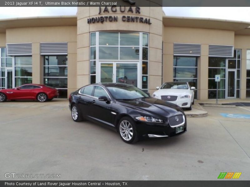 Ultimate Black Metallic / Warm Charcoal 2013 Jaguar XF I4 T