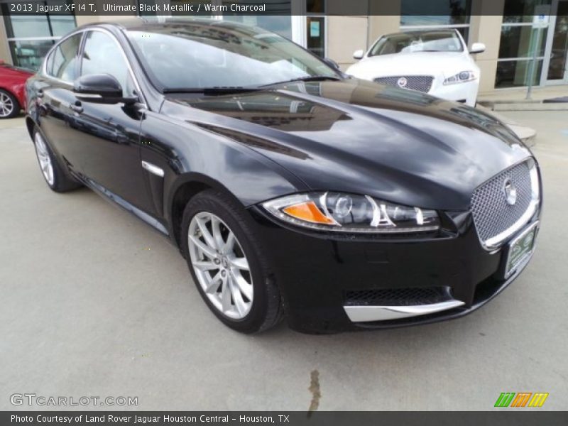 Ultimate Black Metallic / Warm Charcoal 2013 Jaguar XF I4 T