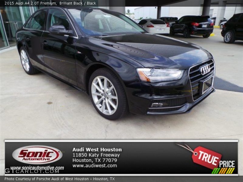 Brilliant Black / Black 2015 Audi A4 2.0T Premium