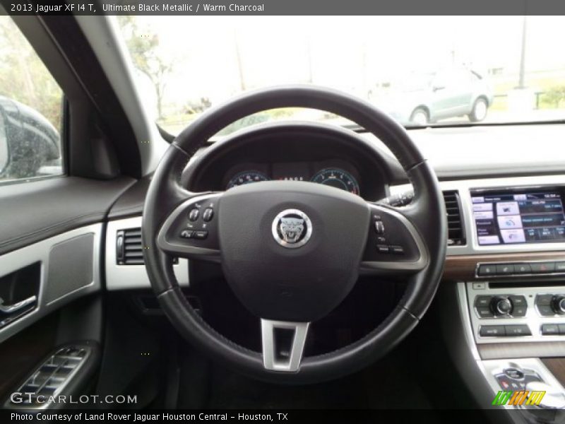 Ultimate Black Metallic / Warm Charcoal 2013 Jaguar XF I4 T