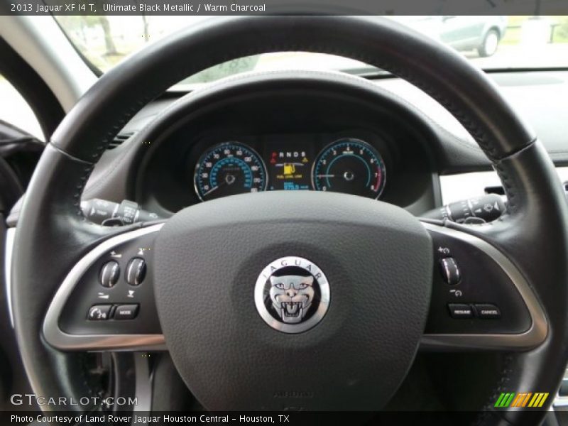 Ultimate Black Metallic / Warm Charcoal 2013 Jaguar XF I4 T