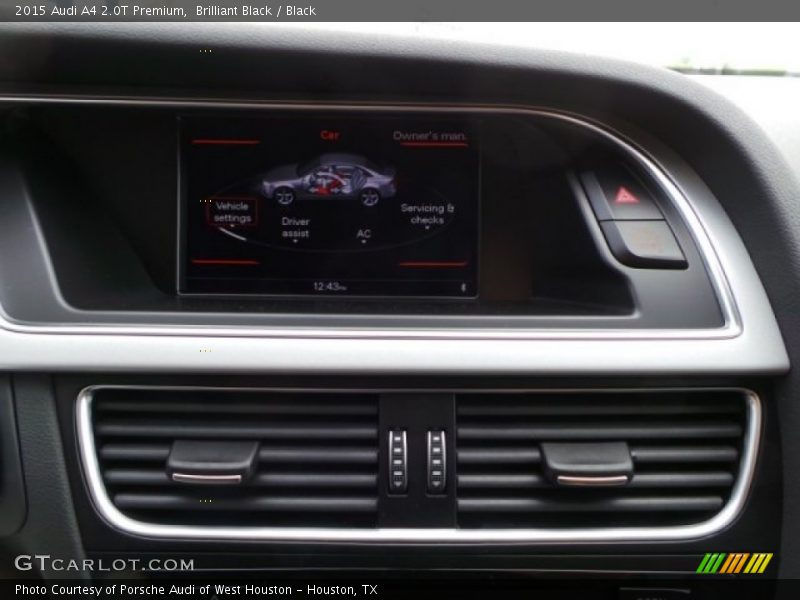 Brilliant Black / Black 2015 Audi A4 2.0T Premium