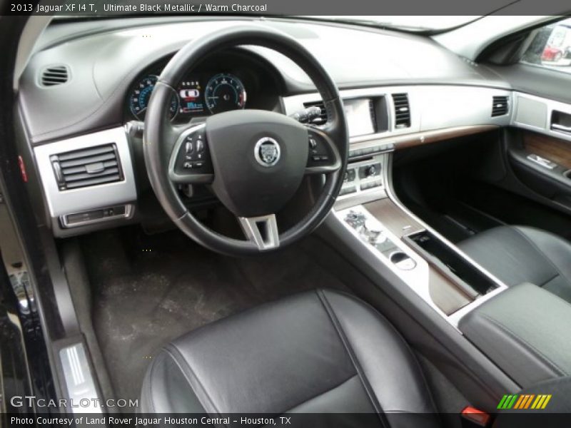 Ultimate Black Metallic / Warm Charcoal 2013 Jaguar XF I4 T