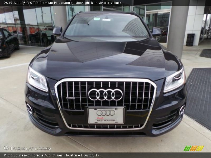 Moonlight Blue Metallic / Black 2015 Audi Q5 3.0 TDI Premium Plus quattro