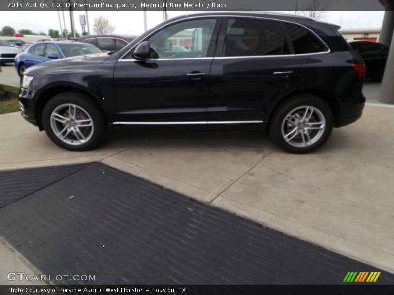 Moonlight Blue Metallic / Black 2015 Audi Q5 3.0 TDI Premium Plus quattro