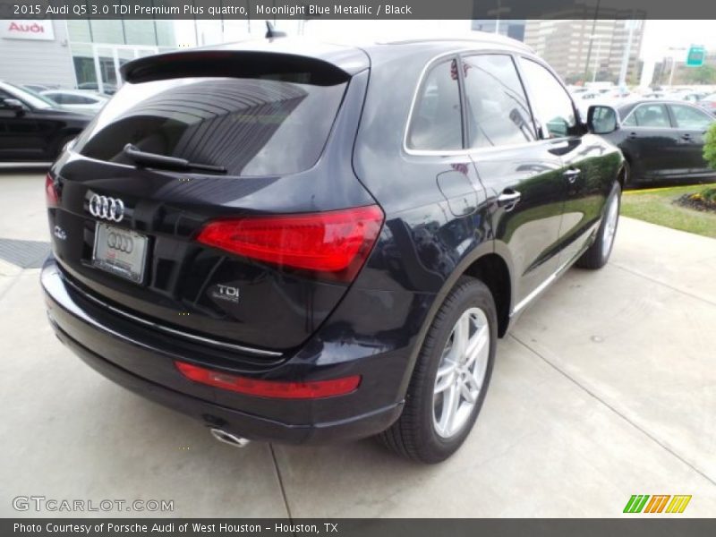 Moonlight Blue Metallic / Black 2015 Audi Q5 3.0 TDI Premium Plus quattro