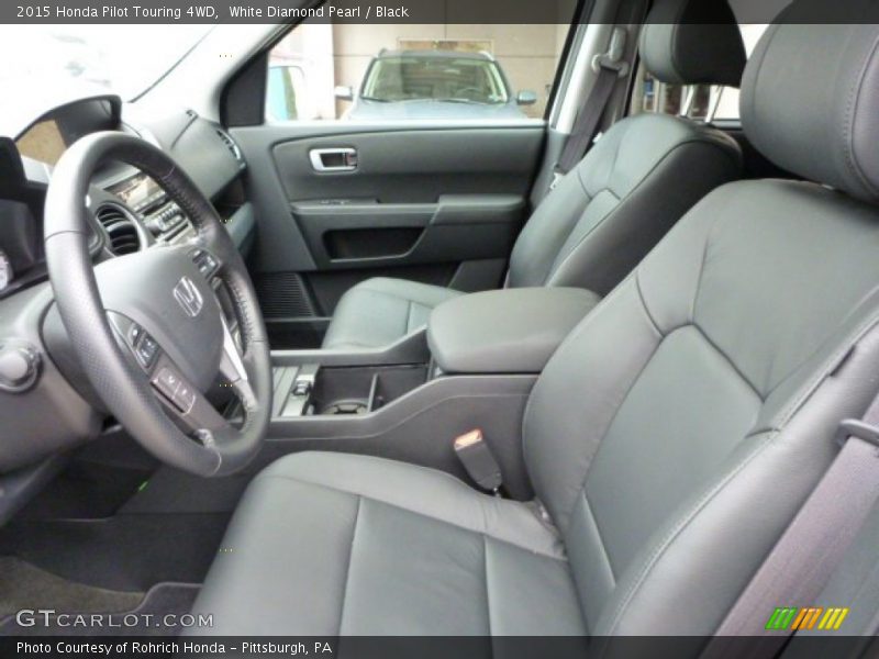 Front Seat of 2015 Pilot Touring 4WD