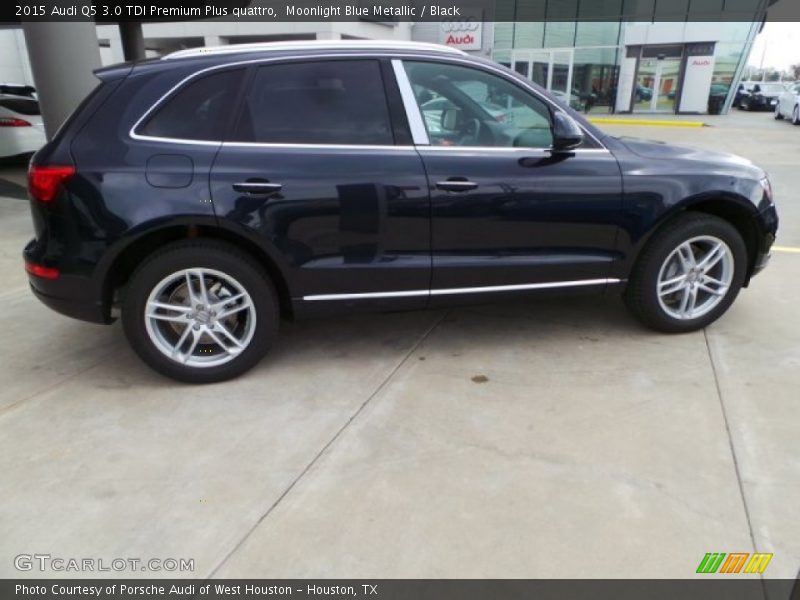 Moonlight Blue Metallic / Black 2015 Audi Q5 3.0 TDI Premium Plus quattro