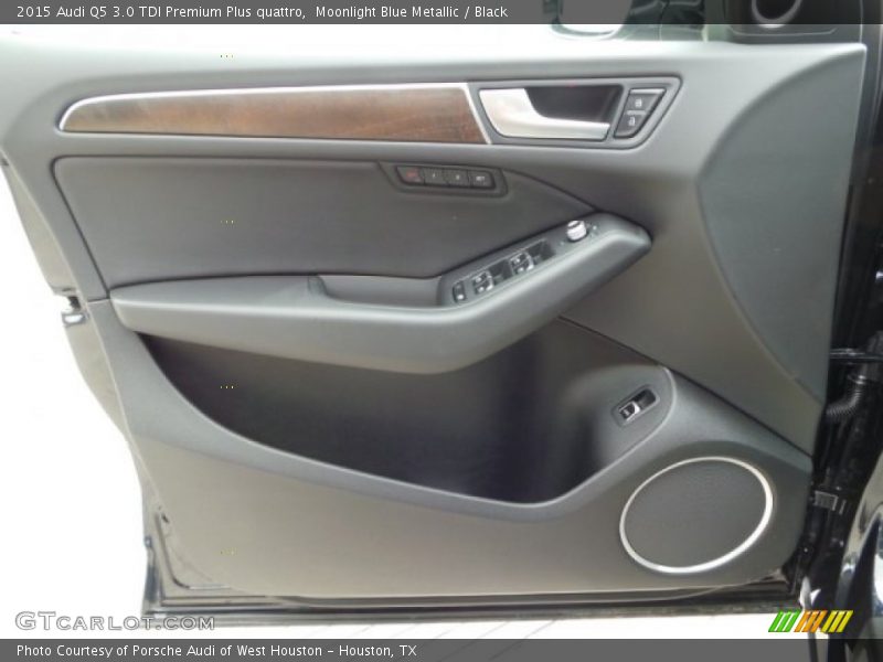 Moonlight Blue Metallic / Black 2015 Audi Q5 3.0 TDI Premium Plus quattro