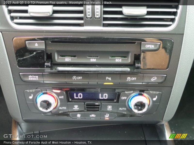 Moonlight Blue Metallic / Black 2015 Audi Q5 3.0 TDI Premium Plus quattro