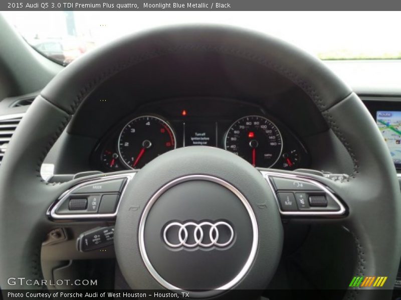 Moonlight Blue Metallic / Black 2015 Audi Q5 3.0 TDI Premium Plus quattro