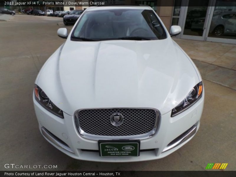 Polaris White / Dove/Warm Charcoal 2013 Jaguar XF I4 T