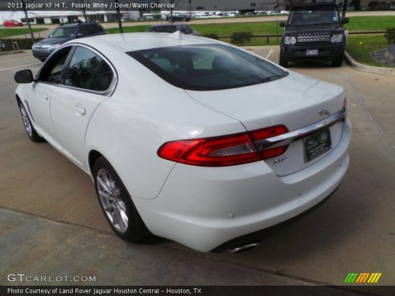 Polaris White / Dove/Warm Charcoal 2013 Jaguar XF I4 T