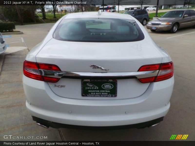 Polaris White / Dove/Warm Charcoal 2013 Jaguar XF I4 T