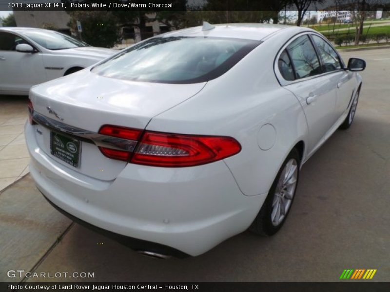 Polaris White / Dove/Warm Charcoal 2013 Jaguar XF I4 T