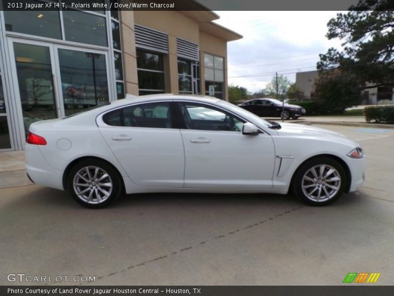 Polaris White / Dove/Warm Charcoal 2013 Jaguar XF I4 T