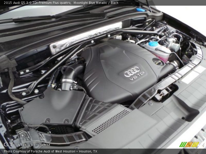 Moonlight Blue Metallic / Black 2015 Audi Q5 3.0 TDI Premium Plus quattro