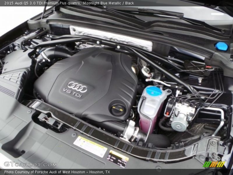Moonlight Blue Metallic / Black 2015 Audi Q5 3.0 TDI Premium Plus quattro