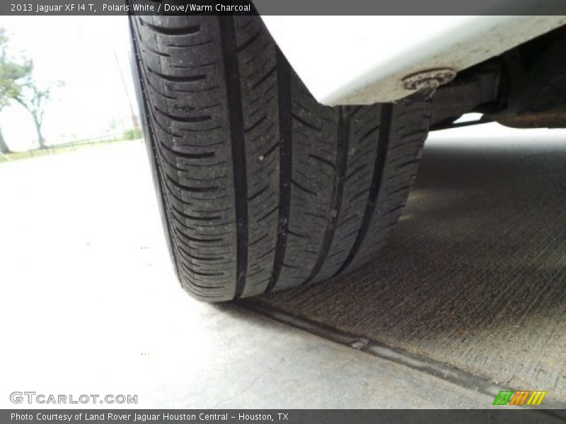 Polaris White / Dove/Warm Charcoal 2013 Jaguar XF I4 T