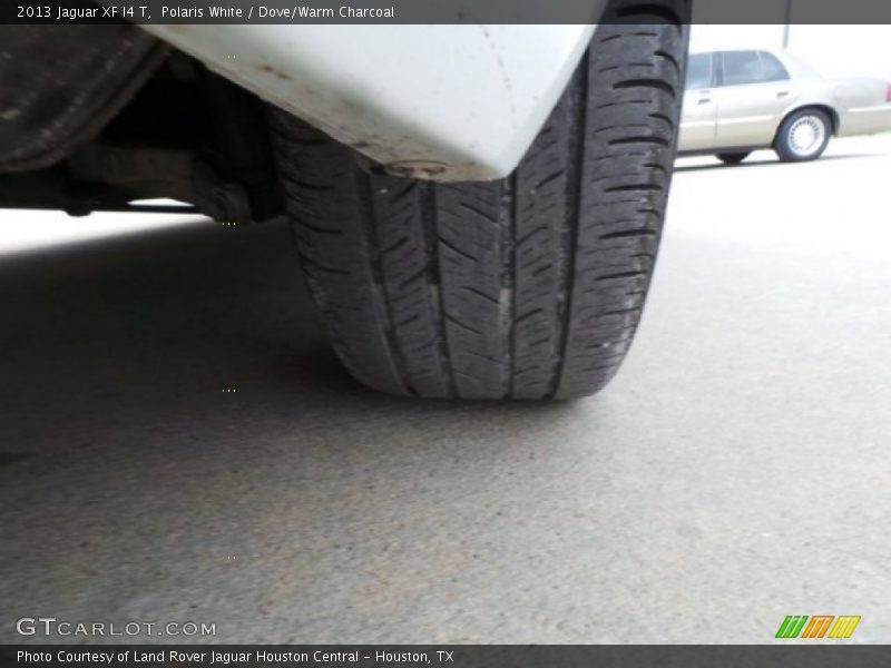 Polaris White / Dove/Warm Charcoal 2013 Jaguar XF I4 T