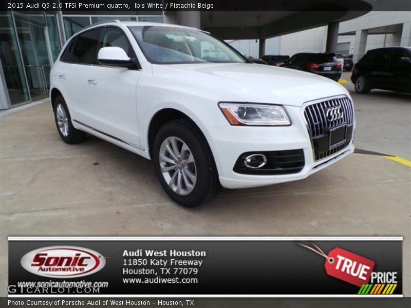 Ibis White / Pistachio Beige 2015 Audi Q5 2.0 TFSI Premium quattro