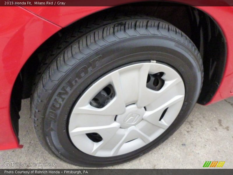 Milano Red / Gray 2013 Honda Fit