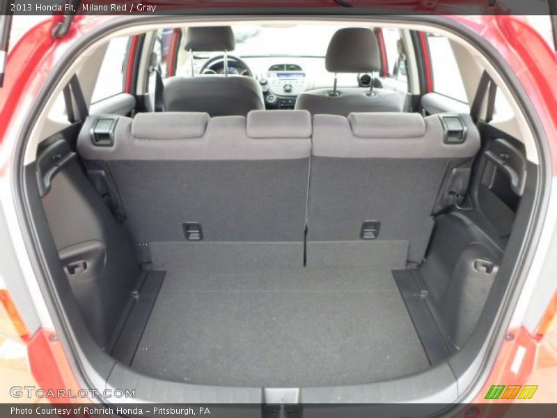 Milano Red / Gray 2013 Honda Fit