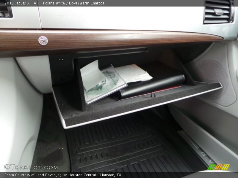 Polaris White / Dove/Warm Charcoal 2013 Jaguar XF I4 T