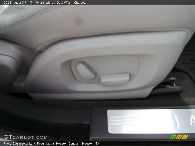 Polaris White / Dove/Warm Charcoal 2013 Jaguar XF I4 T