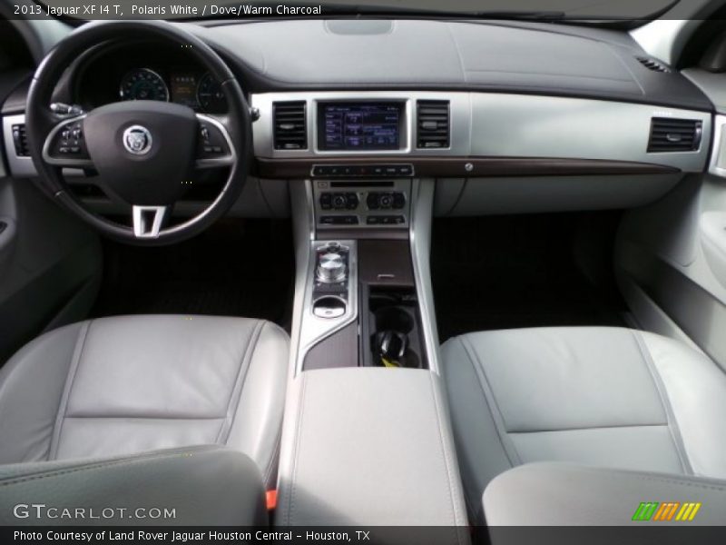 Polaris White / Dove/Warm Charcoal 2013 Jaguar XF I4 T