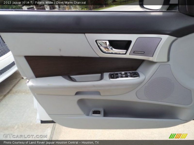 Polaris White / Dove/Warm Charcoal 2013 Jaguar XF I4 T