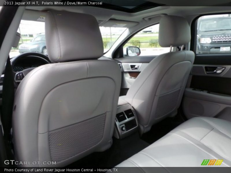 Polaris White / Dove/Warm Charcoal 2013 Jaguar XF I4 T