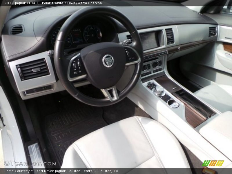  2013 XF I4 T Dove/Warm Charcoal Interior