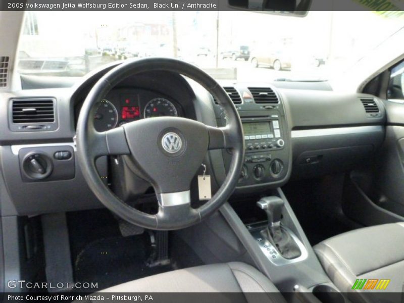 Black Uni / Anthracite 2009 Volkswagen Jetta Wolfsburg Edition Sedan