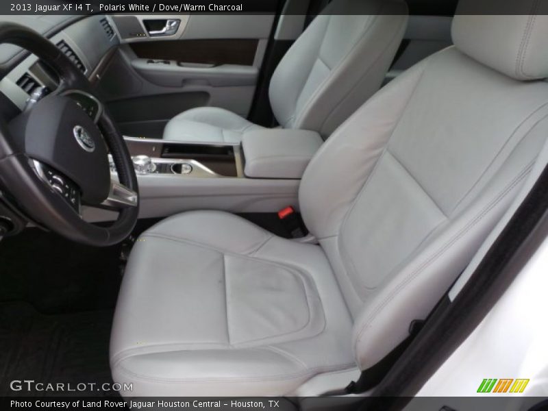 Polaris White / Dove/Warm Charcoal 2013 Jaguar XF I4 T