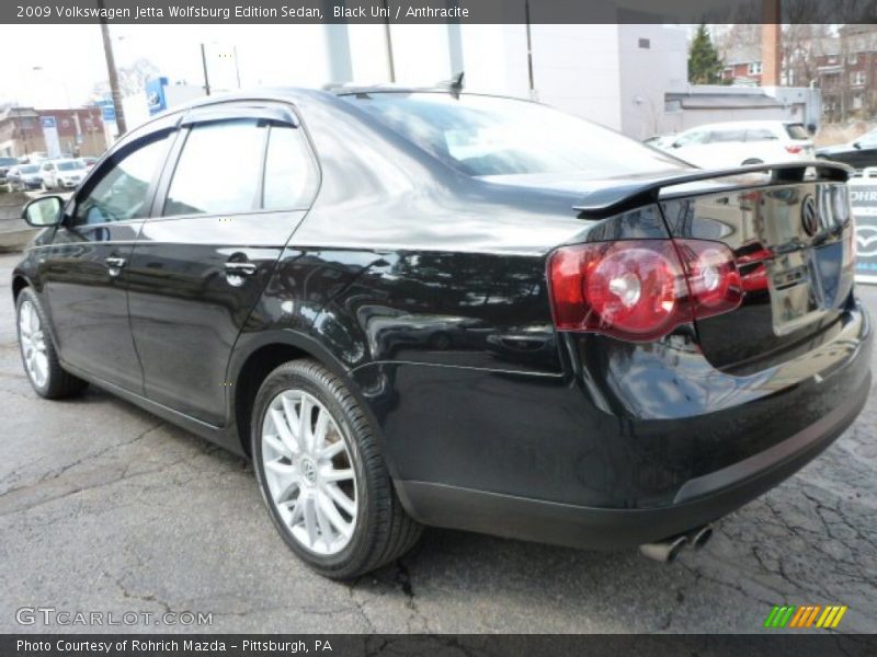 Black Uni / Anthracite 2009 Volkswagen Jetta Wolfsburg Edition Sedan