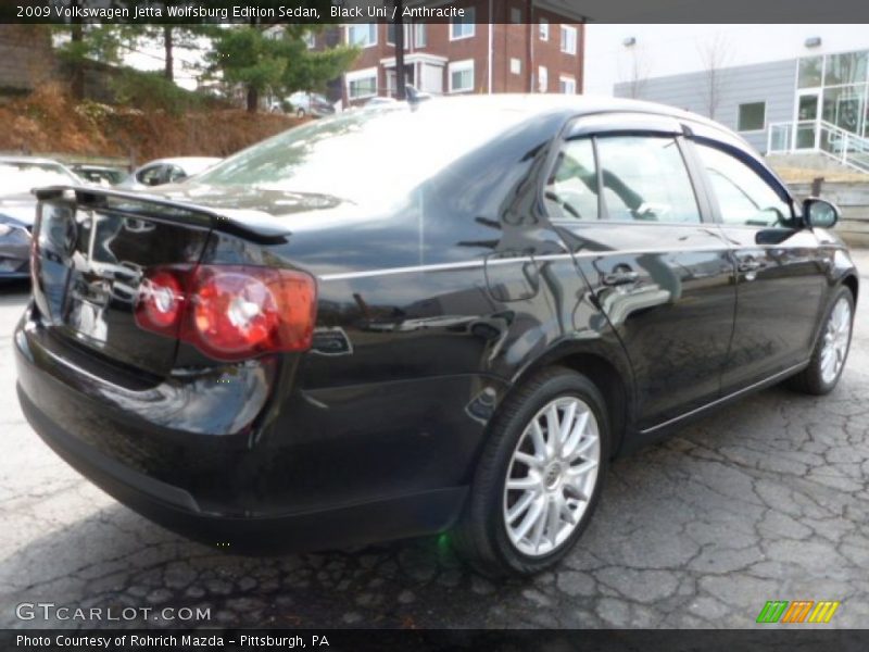 Black Uni / Anthracite 2009 Volkswagen Jetta Wolfsburg Edition Sedan