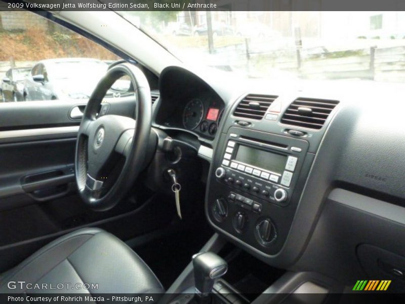 Black Uni / Anthracite 2009 Volkswagen Jetta Wolfsburg Edition Sedan