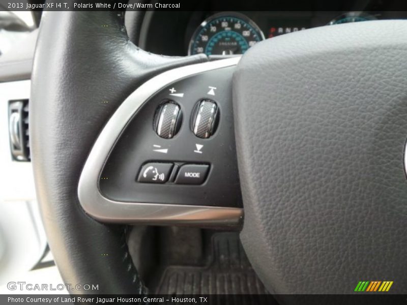 Polaris White / Dove/Warm Charcoal 2013 Jaguar XF I4 T